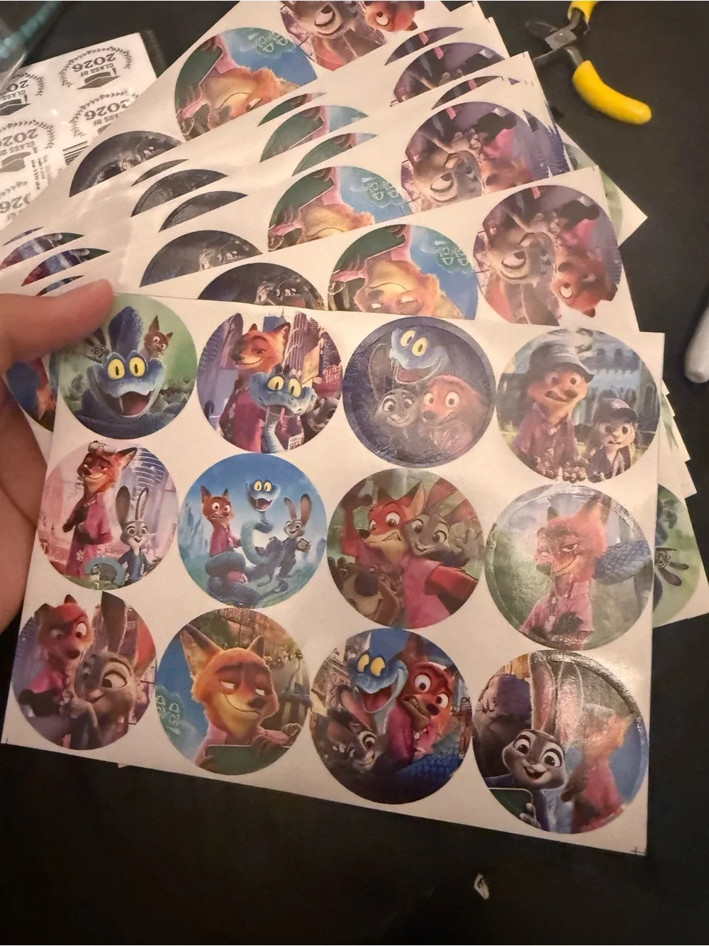 Zootopia 2 Party Character Sticker 10 Sheets